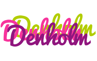 Denholm flowers logo