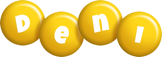 Deni candy-yellow logo