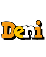 Deni cartoon logo