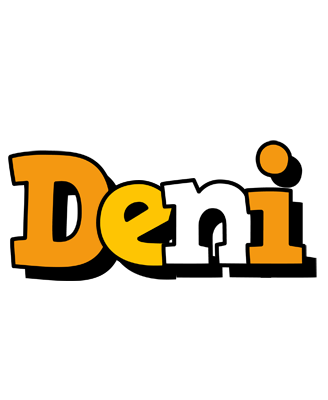 Deni cartoon logo