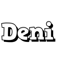 Deni snowing logo