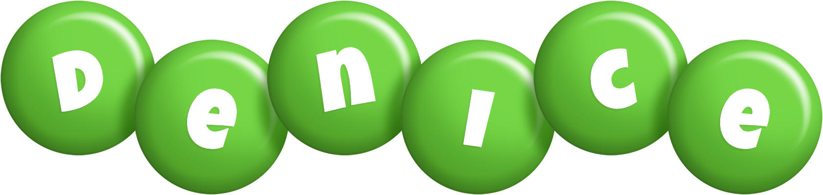 Denice candy-green logo