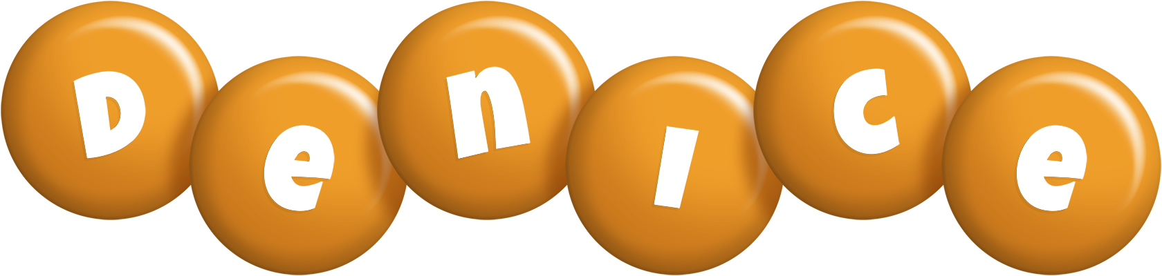 Denice candy-orange logo