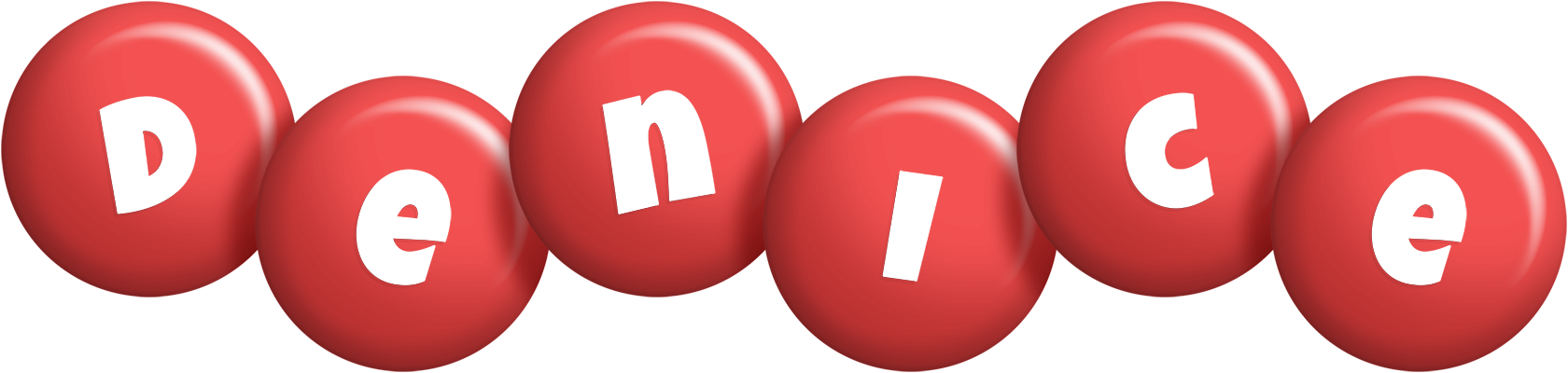 Denice candy-red logo