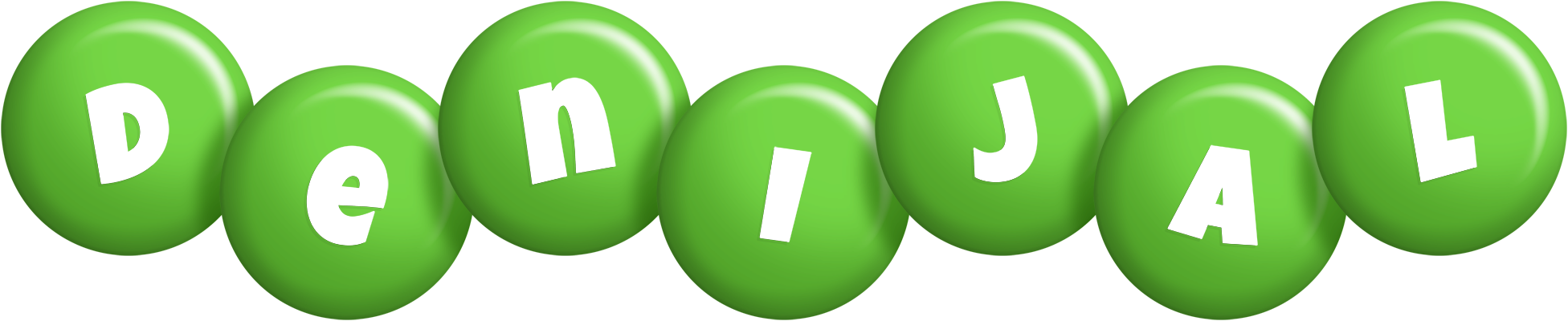 Denijal candy-green logo