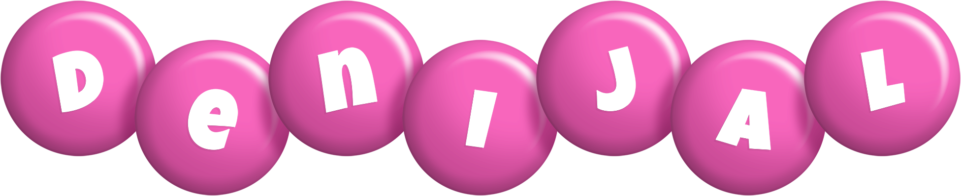 Denijal candy-pink logo