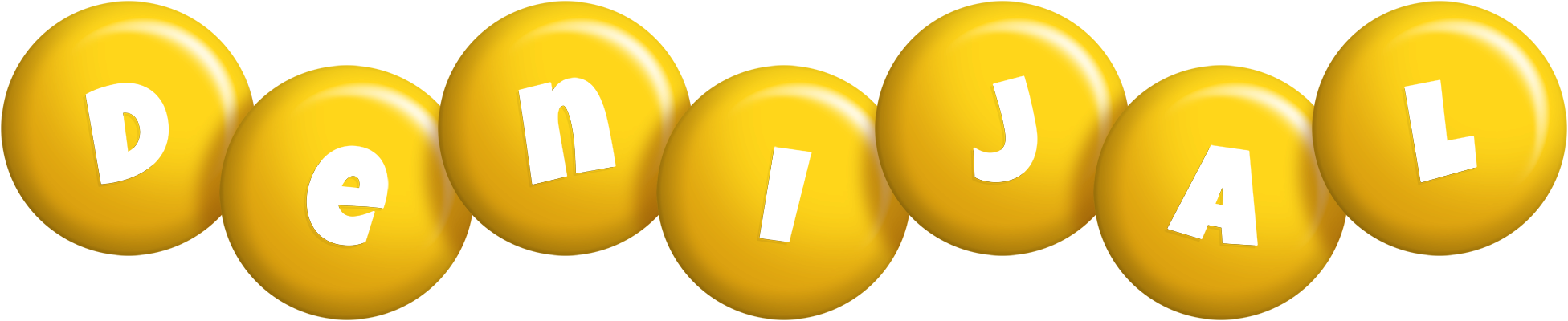 Denijal candy-yellow logo
