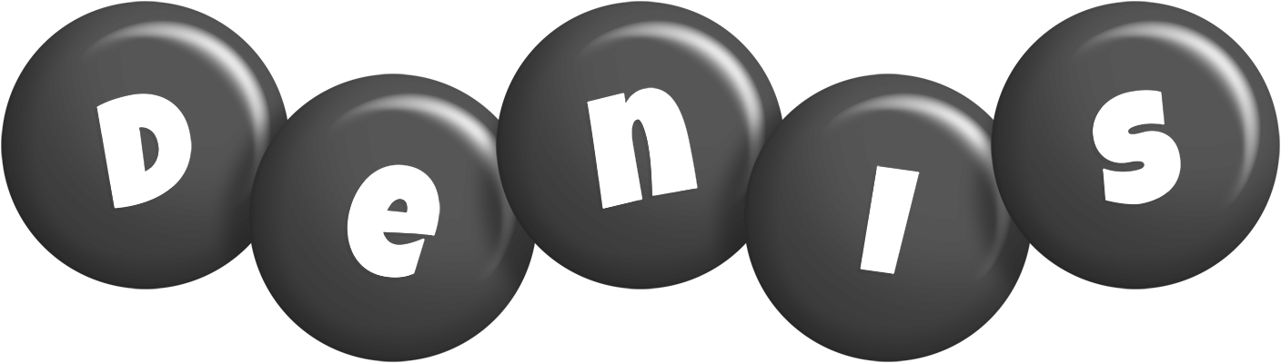 Denis candy-black logo