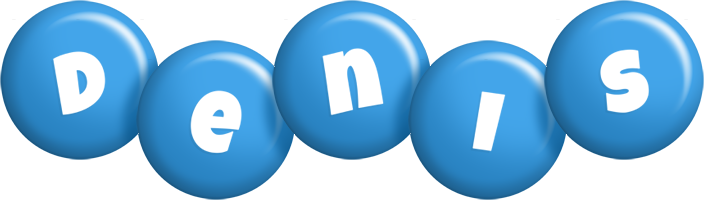Denis candy-blue logo