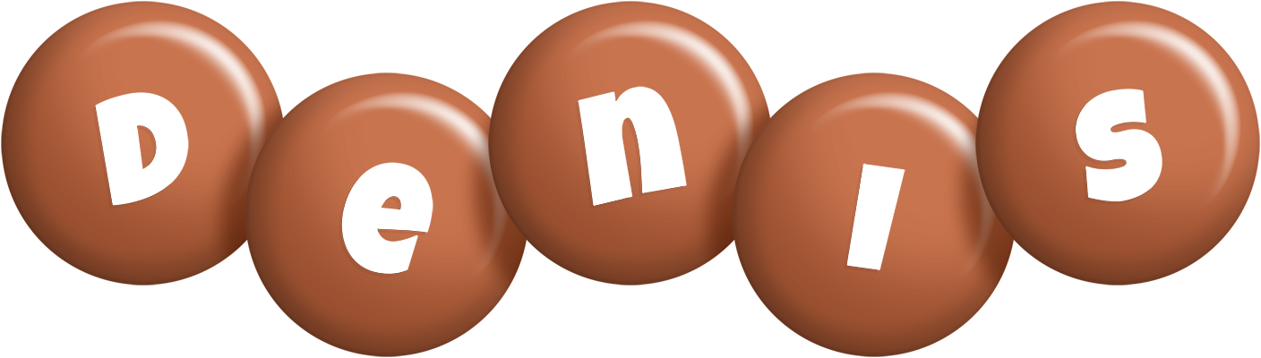 Denis candy-brown logo
