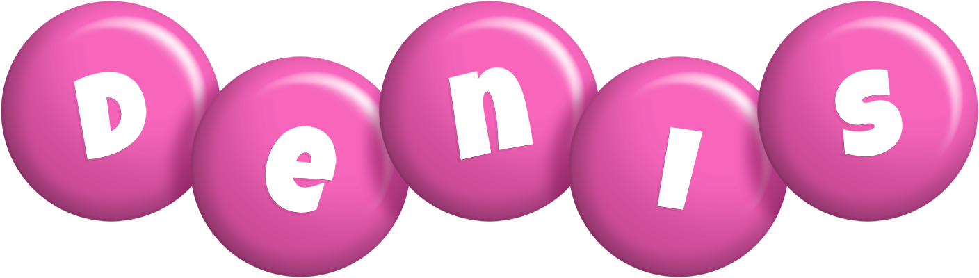 Denis candy-pink logo