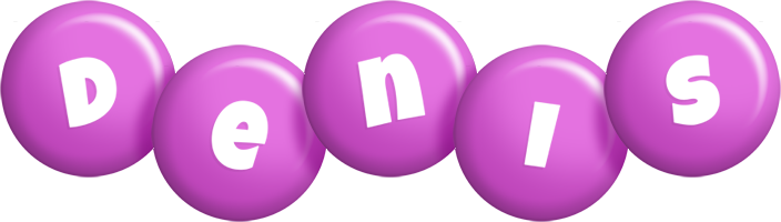 Denis candy-purple logo