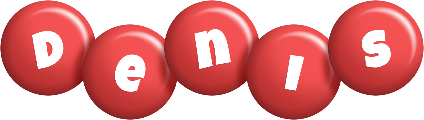 Denis candy-red logo