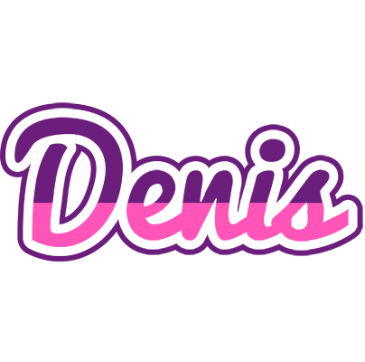 Denis cheerful logo