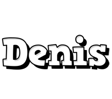 Denis snowing logo