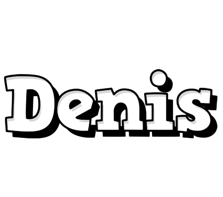 Denis snowing logo