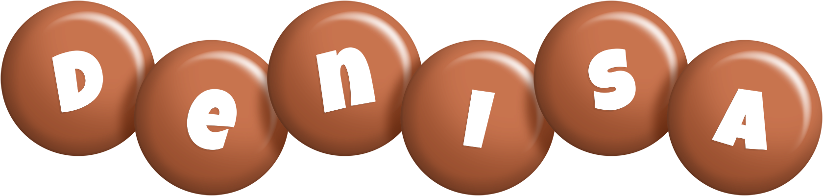Denisa candy-brown logo