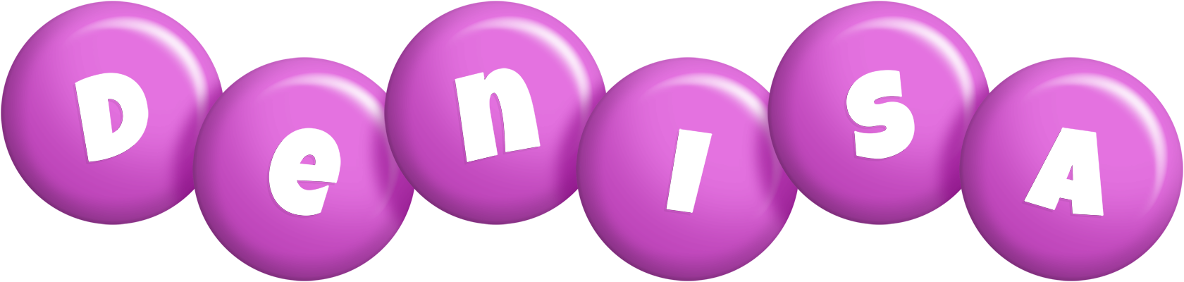 Denisa candy-purple logo