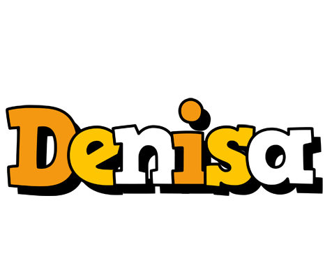 Denisa cartoon logo
