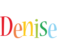 Denise birthday logo