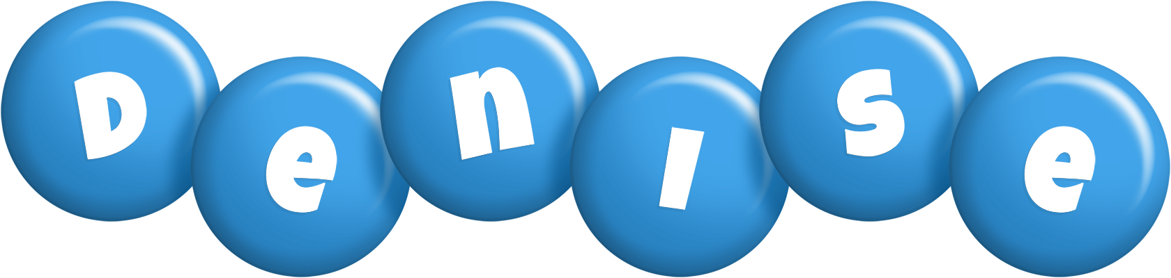 Denise candy-blue logo