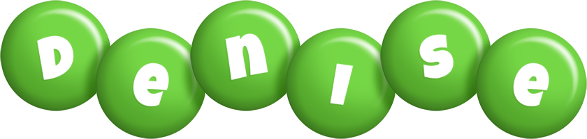 Denise candy-green logo