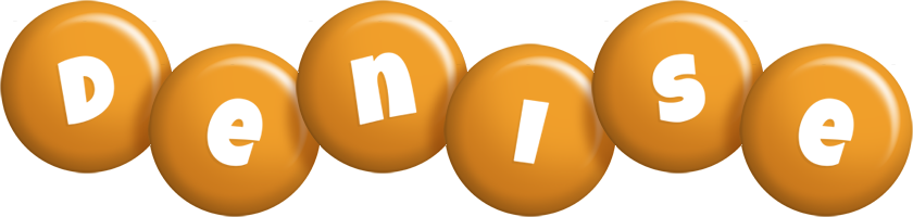 Denise candy-orange logo