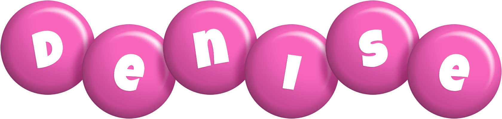 Denise candy-pink logo