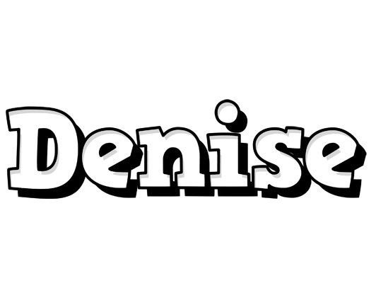 Denise snowing logo