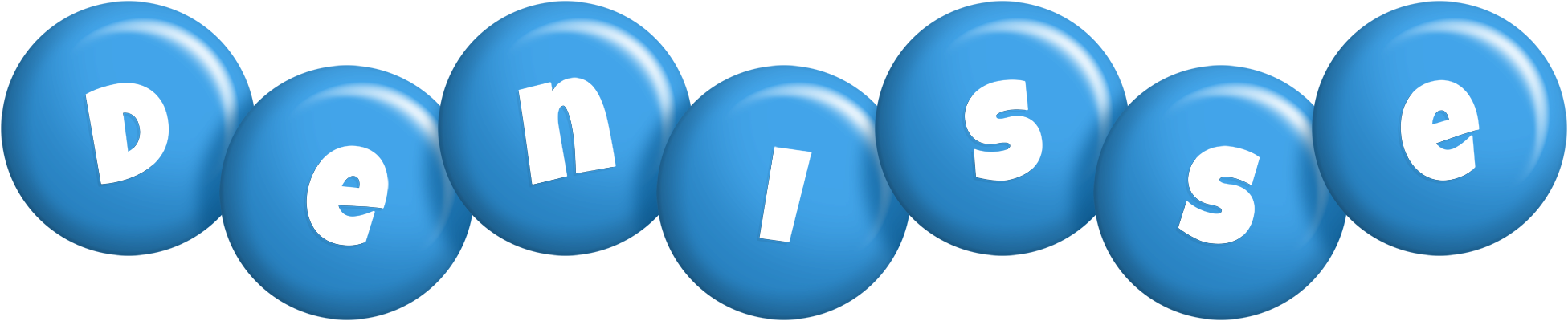 Denisse candy-blue logo