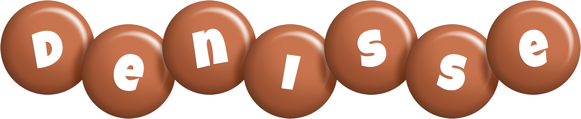 Denisse candy-brown logo