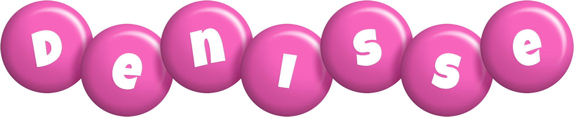 Denisse candy-pink logo