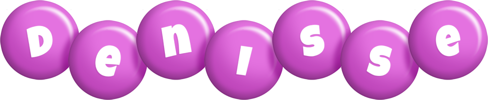 Denisse candy-purple logo