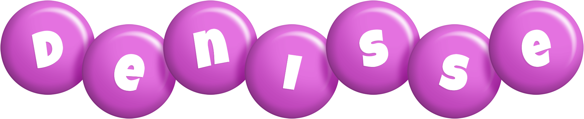 Denisse candy-purple logo