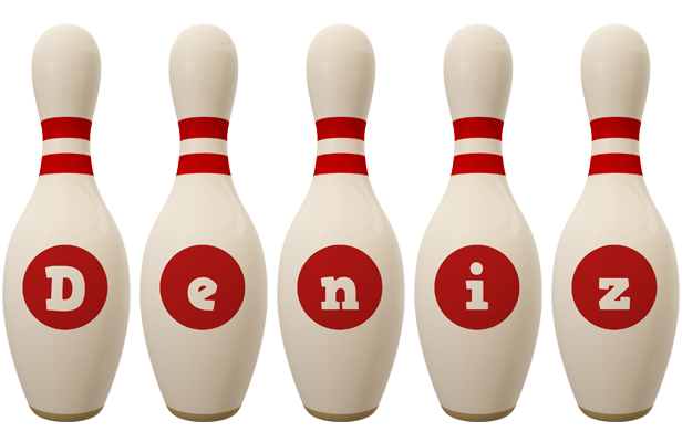 Deniz bowling-pin logo