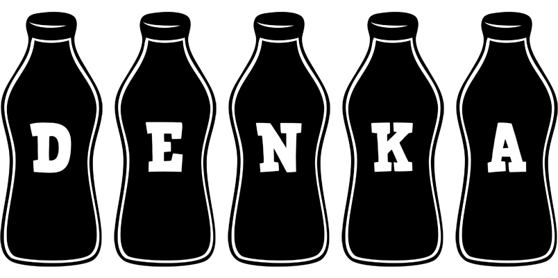 Denka bottle logo