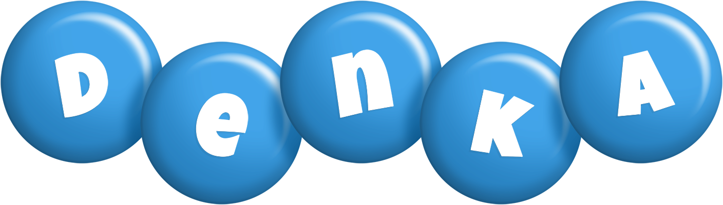 Denka candy-blue logo