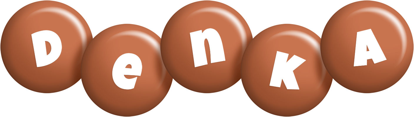 Denka candy-brown logo