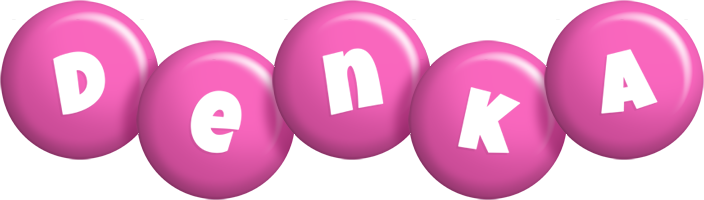 Denka candy-pink logo