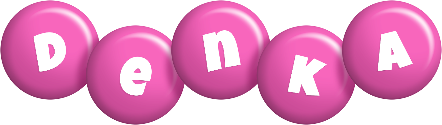 Denka candy-pink logo