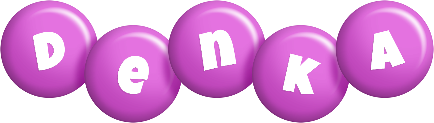 Denka candy-purple logo