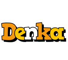 Denka cartoon logo