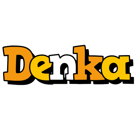 Denka cartoon logo
