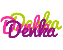 Denka flowers logo