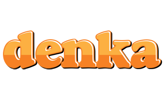 Denka orange logo