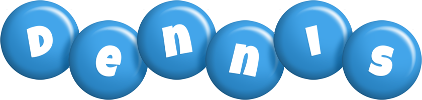 Dennis candy-blue logo