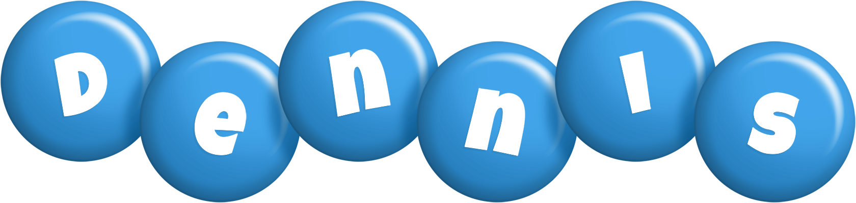 Dennis candy-blue logo