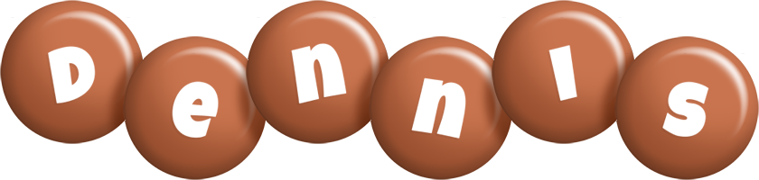 Dennis candy-brown logo