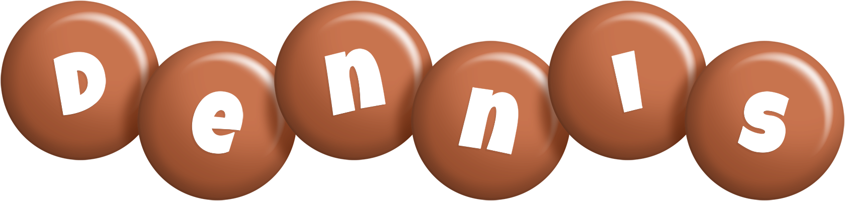 Dennis candy-brown logo