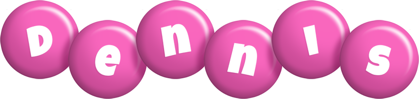 Dennis candy-pink logo